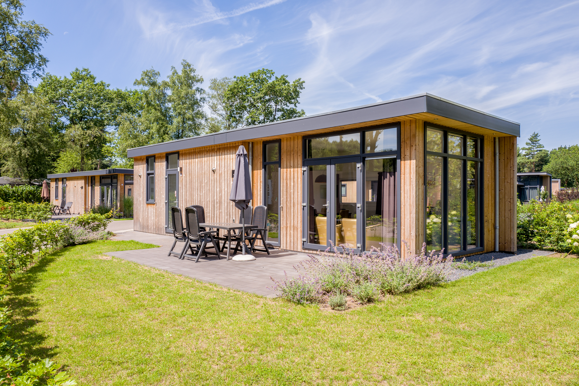 Garden Room In A Back Yard In Northern Ireland